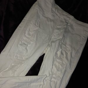 white american eagle jeans